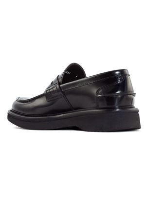 Black shiny leather loafer GREEN GEORGE | 2024NERO